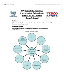 Organizational structure and culture at tesco management essay