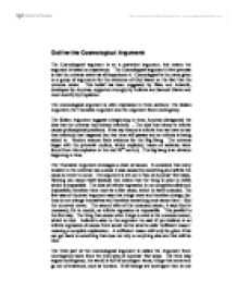 Cosmological argument essay