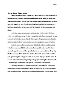Descriptive essay about someone's room