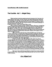 Crucible Act 1 Characters