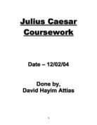 Julius caesar preview essay