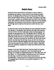 Example english essay