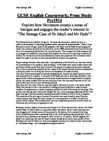 Thesis on dr jekkly and mr hyde