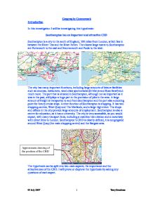 Geography coursework hypothesis