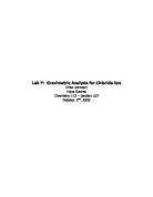 gravimetric determination of water in hydrated barium chloride