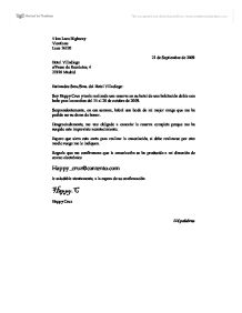 Formal Letter In Spanish Ab Initio International Baccalaureate