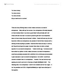 business administration essay