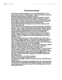 The chimney sweeper analysis essay