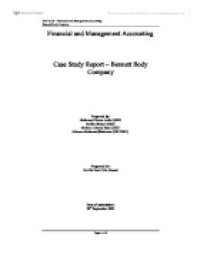 Case studies in management accounting