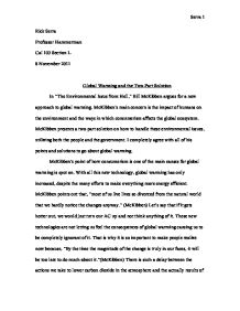 Persuasive essay environmental issues