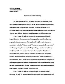 essay about sex