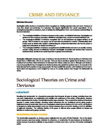 functionalist theory of crime
