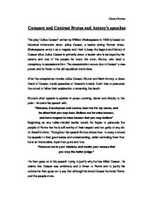 brutus and antonys speeches analysis