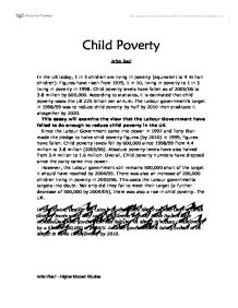 child poverty literature review
