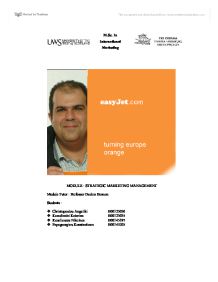 easyjet aims and objectives